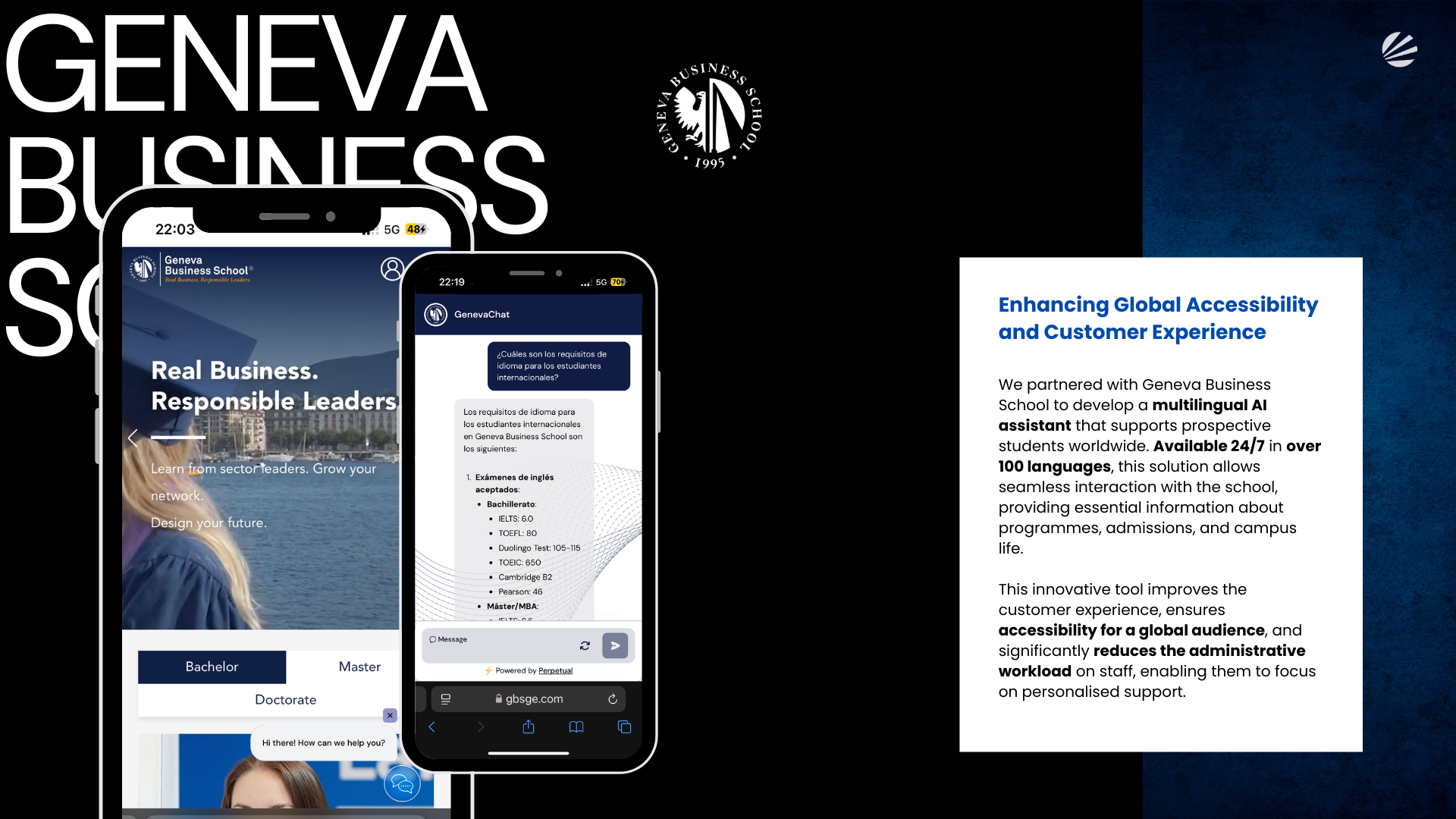 Driving Efficiency and Growth: Perpetual AI at Geneva Business School